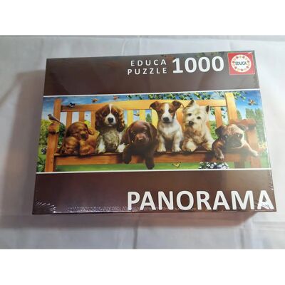 Educa Hunde auf der Bank 1000 Stück - Puzzle Educa Hunde auf der Bank 1000 Stück - Puzzle