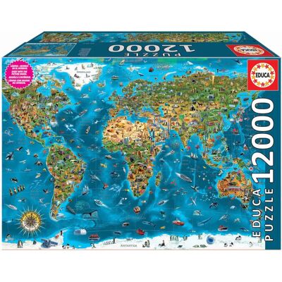 Educa 12000-delige Wonderen van de Wereld Puzzel Educa 12000-delige Wonderen van de Wereld Puzzel