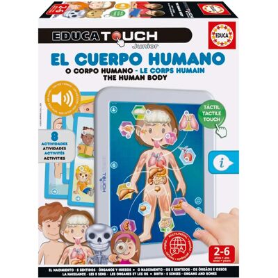 Tablette éducative Educa Touch Junior - Corps Humain pour enfants Tablette éducative Educa Touch Junior - Corps Humain pour enfants