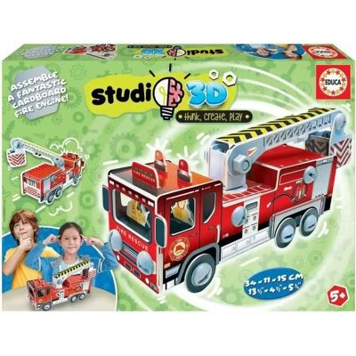 Educa Samochód straży pożarnej 3D Puzzle Zabawki Educa Samochód straży pożarnej 3D Puzzle Zabawki
