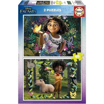 Educa Borras Disney Encanto Puzzle 2x48pcs - Type de Puzzle Educa Borras Disney Encanto Puzzle 2x48pcs - Type de Puzzle