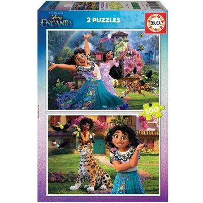 Puzzle Educa 19201 dla Dzieci - Kolorowe 2x100 Elementów Puzzle Educa 19201 dla Dzieci - Kolorowe 2x100 Elementów