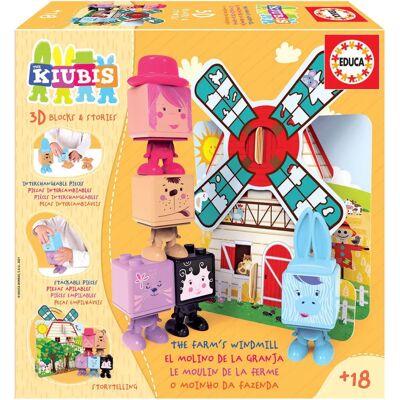 Educa Kiubis Der Bauernhof Windmühle - Spielzeug Educa Kiubis Der Bauernhof Windmühle - Spielzeug