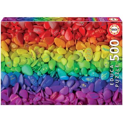 Educa Steine Puzzle - 500 Stück - Bunt - Puzzle Typ Educa Steine Puzzle - 500 Stück - Bunt - Puzzle Typ