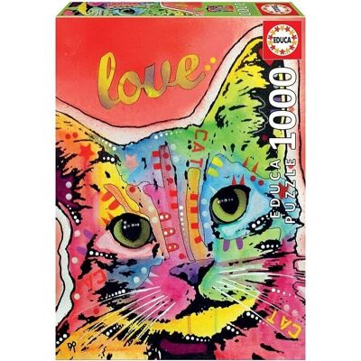 Educa Borras Puzzle Katze Liebe - 1000 Teile - Puzzle Educa Borras Puzzle Katze Liebe - 1000 Teile - Puzzle