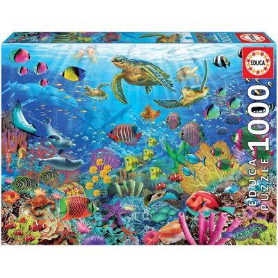 Educa Turtles in Paradise Pussel - 1000 delar - Pussel Educa Turtles in Paradise Pussel - 1000 delar - Pussel