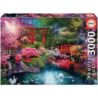 Puzzle Educa 19282 - 3000 Pezzi - Giardino Giapponese Puzzle Educa 19282 - 3000 Pezzi - Giardino Giapponese
