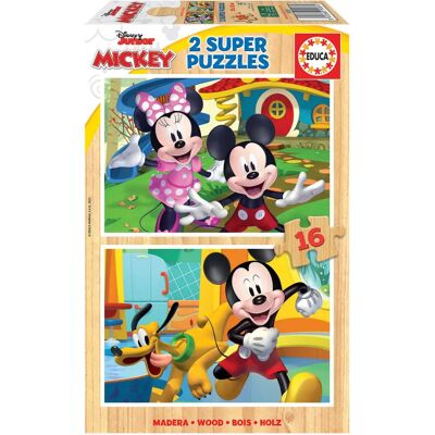 Educa Mickey Modell Puzzle - Kinderspiel 16 Stück Educa Mickey Modell Puzzle - Kinderspiel 16 Stück