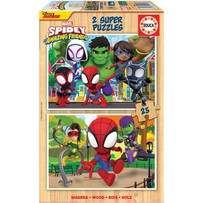 Puzzle Educa Spidey & Jeho Úžasní Přátelé - Puzzle 25 dílků Puzzle Educa Spidey & Jeho Úžasní Přátelé - Puzzle 25 dílků