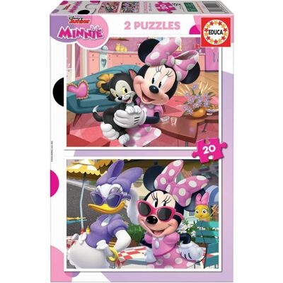 Puzzle Educa Minnie - 40 pièces pour enfants - Publicité Puzzle Educa Minnie - 40 pièces pour enfants - Publicité