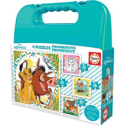 Sada progresivních skládaček Educa - 4 dětské puzzle 12-25 dílků Sada progresivních skládaček Educa - 4 dětské puzzle 12-25 dílků