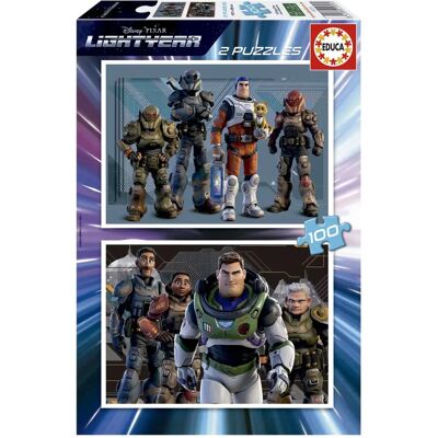 Educa Borras Puzzle Buzz Lightyear 2x100 - Toy Story Educa Borras Puzzle Buzz Lightyear 2x100 - Toy Story