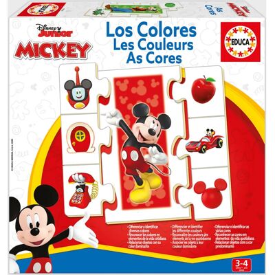 Educa 19329 Educatief Speelgoed Mickey Kleuren - Puzzel Educa 19329 Educatief Speelgoed Mickey Kleuren - Puzzel