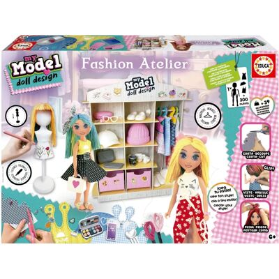 Educa My Model Doll Design Fashion Atelier - Stwórz ponad 300 stylizacji - Zabawka Edukacyjna Educa My Model Doll Design Fashion Atelier - Stwórz ponad 300 stylizacji - Zabawka Edukacyjna