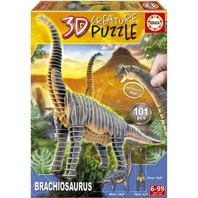 Puzzle de Dinosaure 3D Educa - 112 Pièces Puzzle de Dinosaure 3D Educa - 112 Pièces