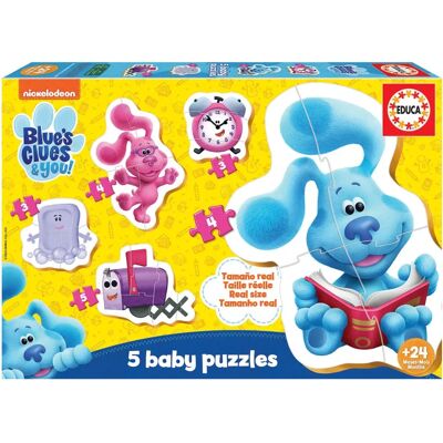 Educa Blue Clues Puzzel - 2-4 Jaar Progressie Educa Blue Clues Puzzel - 2-4 Jaar Progressie