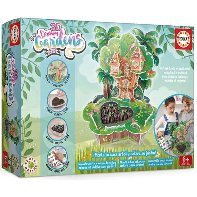 Educa Borras Droomtuinen Boomhuis Set 2in1 - Bordspel Educa Borras Droomtuinen Boomhuis Set 2in1 - Bordspel