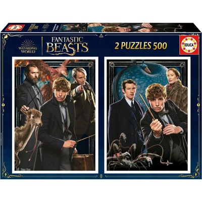 educa Fantastische Tiere Puzzle 2x500 - Puzzle educa Fantastische Tiere Puzzle 2x500 - Puzzle