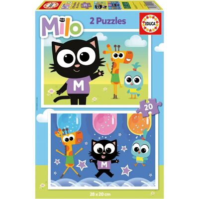 Educa Puzzle 2x20 Milo - Puzzle Typ Educa Puzzle 2x20 Milo - Puzzle Typ