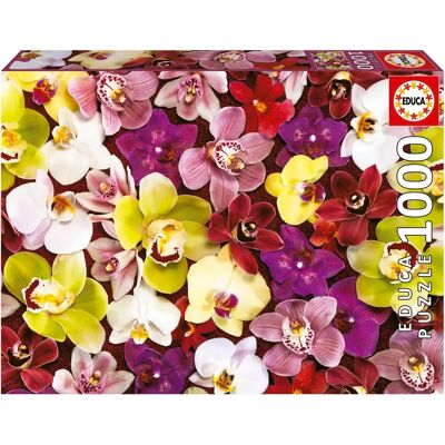 Educa Borras Orchideen Collage Puzzle - Puzzle Educa Borras Orchideen Collage Puzzle - Puzzle