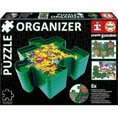Educa Puzzle Pack 6 Plastic Organizing Trays - Puzzle Organizer Educa Puzzle Pack 6 Plastic Organizing Trays - Puzzle Organizer