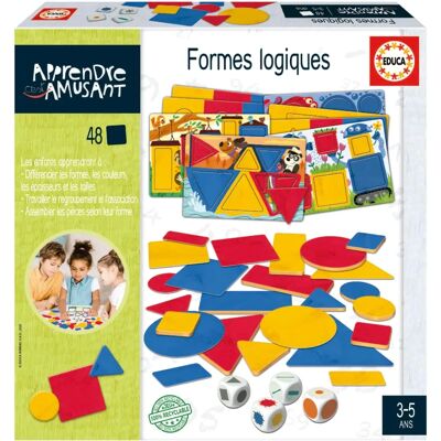 Formes Logiques Educa - Jeu Éducatif - Jaune - Jeu Éducatif Formes Logiques Educa - Jeu Éducatif - Jaune - Jeu Éducatif