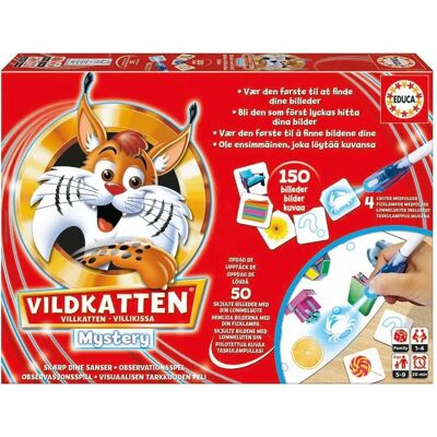 Educa Wildkatzen-Mysterium - Beobachtungsspiel - 150 Bilder Educa Wildkatzen-Mysterium - Beobachtungsspiel - 150 Bilder