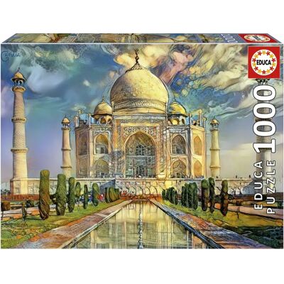Puzzle Taj Mahal Educa - 1000 dílků - Architektura - Barevné - 68x48cm Puzzle Taj Mahal Educa - 1000 dílků - Architektura - Barevné - 68x48cm
