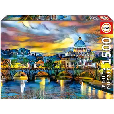 Educa Puzzle St. Peter's Basilika - 1500 Teile - Architektur Educa Puzzle St. Peter's Basilika - 1500 Teile - Architektur