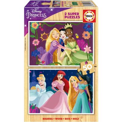 Educa Borras 19672 Puzzle - Princezny Disney 2x50 dílků Educa Borras 19672 Puzzle - Princezny Disney 2x50 dílků