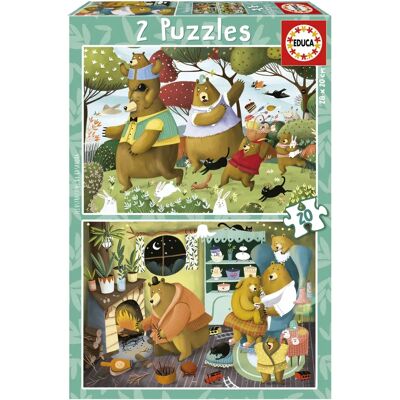 Educa 19686 Puzzle - Forest Stories - 2x20 pcs - Educational Toy Educa 19686 Puzzle - Forest Stories - 2x20 pcs - Educational Toy