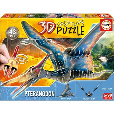 Educa Pteranodon 3D Schepsel Puzzel - Soort Puzzel Educa Pteranodon 3D Schepsel Puzzel - Soort Puzzel