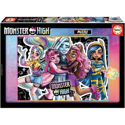 Puzzle Educa Monster High 300 Elementów - Wielokolorowe Puzzle Educa Monster High 300 Elementów - Wielokolorowe