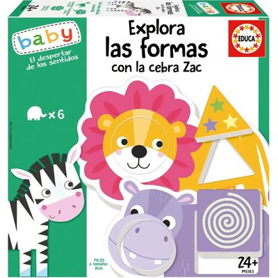 Educa Borras Modèle Zac - Puzzle Formes et Couleurs pour Enfants Educa Borras Modèle Zac - Puzzle Formes et Couleurs pour Enfants