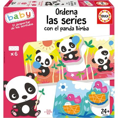 Educa Borras Řadí scény s Pandou Bimbou Puzzle - Vzdělávací Barevné Puzzle Educa Borras Řadí scény s Pandou Bimbou Puzzle - Vzdělávací Barevné Puzzle