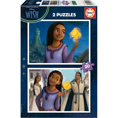Educa 2 kirakós készlet 20 darab Disney Wish - Kirakós Educa 2 kirakós készlet 20 darab Disney Wish - Kirakós