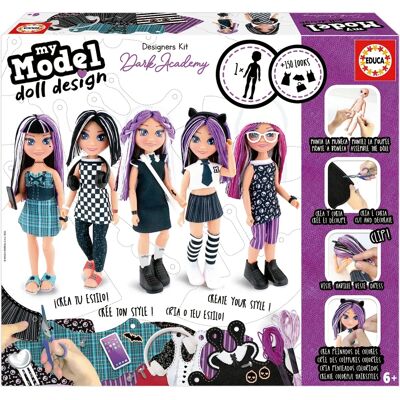 Boneca Estilo Moda Lua Educa - Jogo de Moda Criativo Boneca Estilo Moda Lua Educa - Jogo de Moda Criativo