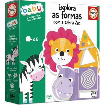 Educa 19845 Brinquedo Educativo - Estimula atenção, ensina geometria, fácil de manusear. Educa 19845 Brinquedo Educativo - Estimula atenção, ensina geometria, fácil de manusear.