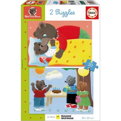 Puzzle Educa Mały Niedźwiedź Brunatny - 20 Elementów dla Dzieci 3+ Puzzle Educa Mały Niedźwiedź Brunatny - 20 Elementów dla Dzieci 3+
