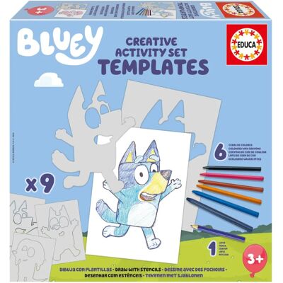 Zestaw Rysunkowy Bluey Educa - Motoryka Mała & Kreatywność Zestaw Rysunkowy Bluey Educa - Motoryka Mała & Kreatywność