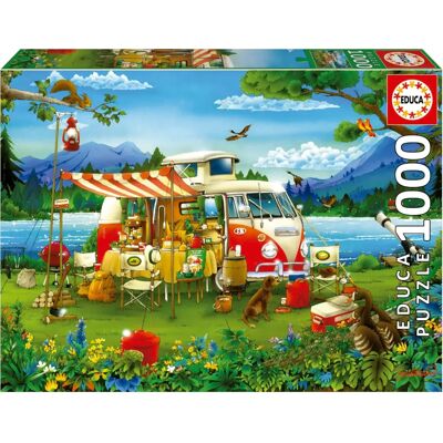 Educa 1000 Dílů Dovolená na Venkově Puzzle Educa 1000 Dílů Dovolená na Venkově Puzzle