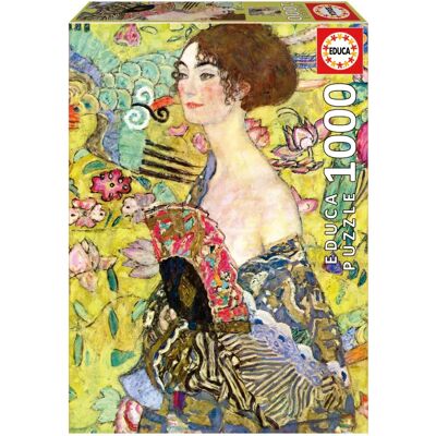 Puzzle Educa 1000 Dílů Dama s Vějířem - Puzzle Puzzle Educa 1000 Dílů Dama s Vějířem - Puzzle