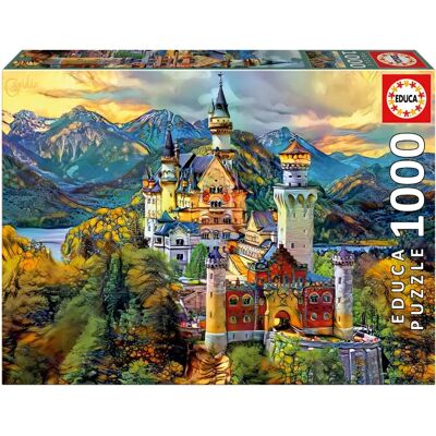 Educa Neuschwanstein Zámek Puzzle - 1000 Dílů Educa Neuschwanstein Zámek Puzzle - 1000 Dílů