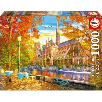 Educa Notre Dame Herbst Puzzle - Puzzle Educa Notre Dame Herbst Puzzle - Puzzle