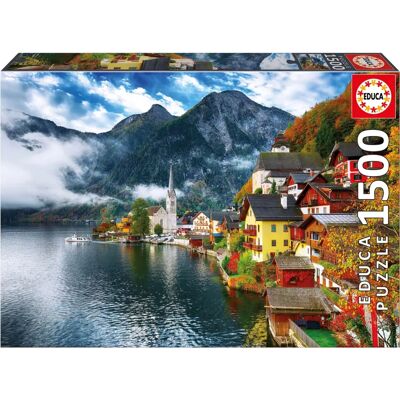 Puzzle Educa 1500 dílků - Hallstatt Rakousko Puzzle Educa 1500 dílků - Hallstatt Rakousko