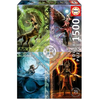 Educa 1500 Teile Elemental Magic Star Chart Puzzle - Bildung Educa 1500 Teile Elemental Magic Star Chart Puzzle - Bildung