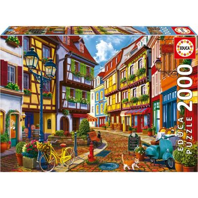 Educa 2000 Bright Street Puzzle - Puzzle Educa 2000 Bright Street Puzzle - Puzzle