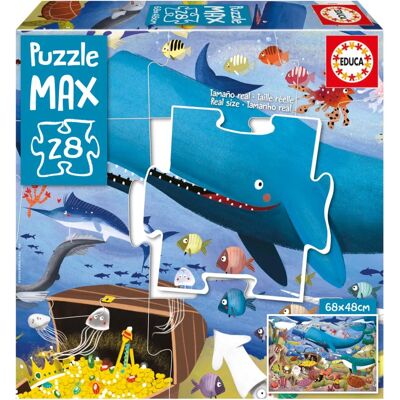 Puzzle Educa 28 Piezas Animales Bajo El Mar - Max Puzzle Puzzle Educa 28 Piezas Animales Bajo El Mar - Max Puzzle