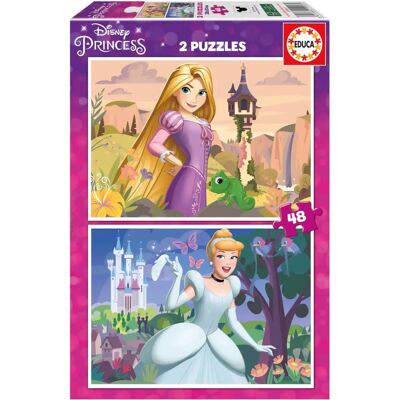 Disney Princess Pussel Set - 48 Bitar - Från 4 år Disney Princess Pussel Set - 48 Bitar - Från 4 år