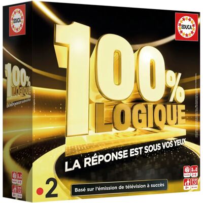Jeu de Quiz Educa 100% Logique pour Enfants - Jeu d'Esprit et Famille Jeu de Quiz Educa 100% Logique pour Enfants - Jeu d'Esprit et Famille